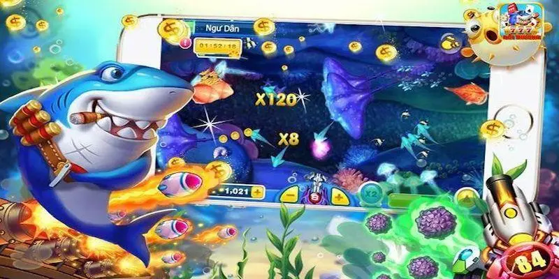 Giao diện nhập code trong trò chơi bắn cá vui, hiển thị khung thưởng và mã quà tặng